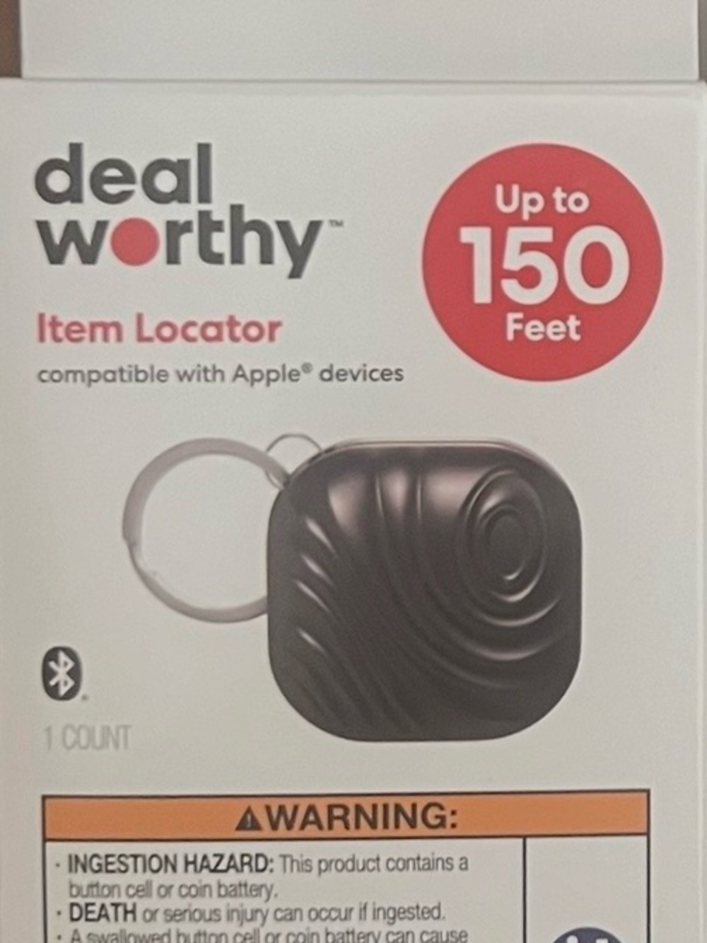 2 Pack deal Worthy Item Locator Compatible With Apple Find My Item - Picture 3 of 4